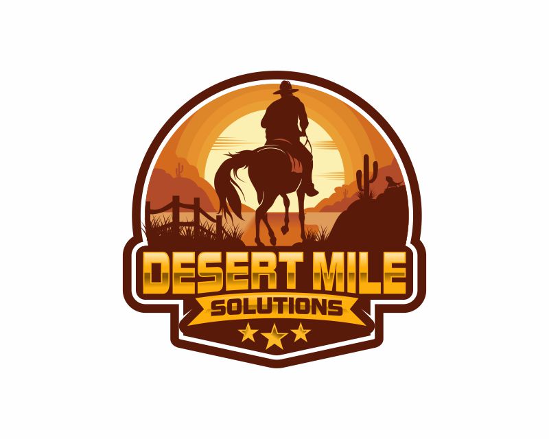 Logo Design entry 3001066 submitted by TERION to the Logo Design for DESERT MILE SOLUTIONS run by AMHIR GARCIA 