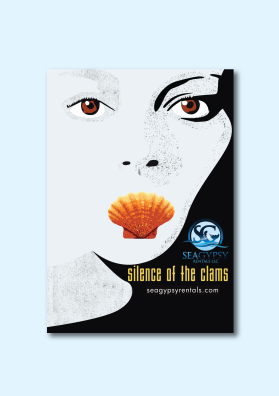 Graphic Design entry 3004928 submitted by exvy to the Graphic Design for Silence of the Clams run by seagypsyrentals@gmail.com