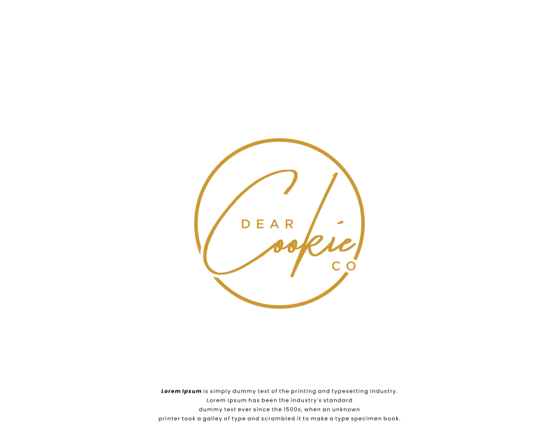 Logo Design entry 3013088 submitted by Nandana to the Logo Design for Dear Cookie Co run by dcgf