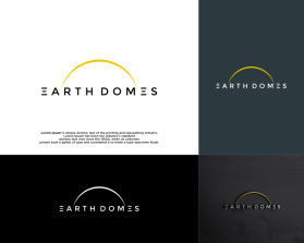 Logo Design entry 3013410 submitted by juang_astrajingga to the Logo Design for Earth Domes run by Unirock