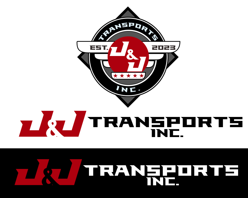 Logo Design entry 3012949 submitted by Ilham Fajri to the Logo Design for J & J TRANSPORTS INC run by beltran727