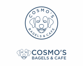 Logo Design Entry 3099506 submitted by inka07 to the contest for COSMO'S BAGELS & CAFE run by nlione