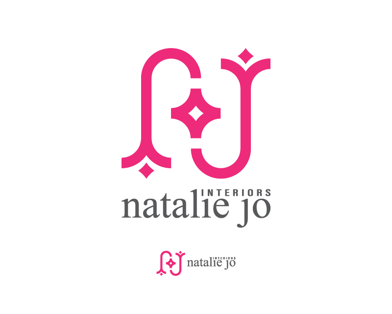 Logo Design entry 3017437 submitted by Myftha48 to the Logo Design for Natalie Jo Interiors run by zwakefield@gmail.com