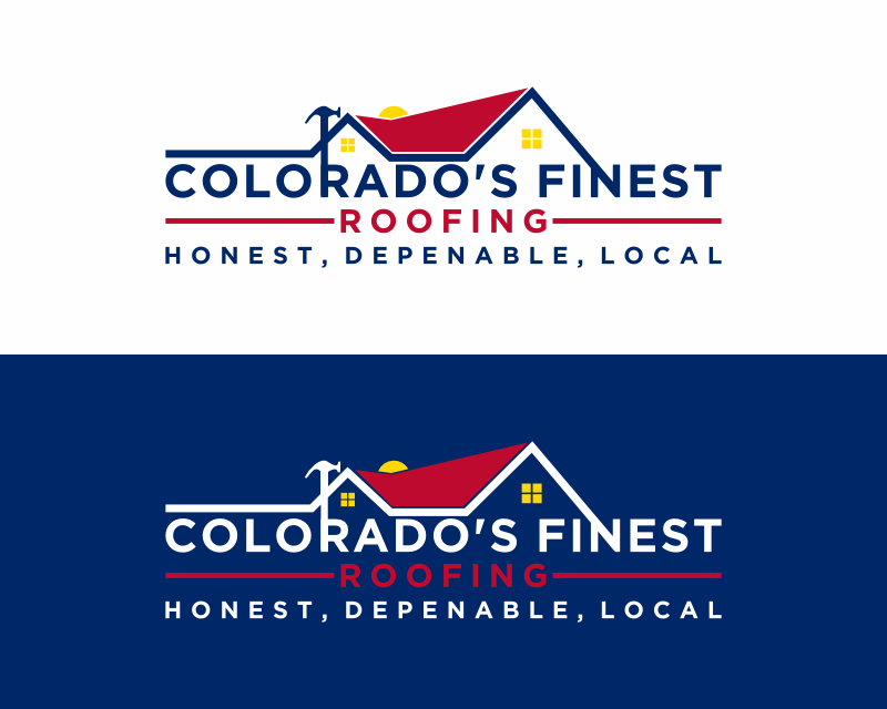 Logo Design entry 3017711 submitted by veva17 to the Logo Design for Colorado's Finest Roofing run by courtneymanwell