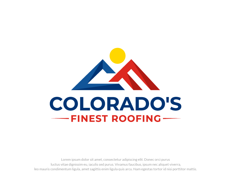 Logo Design entry 3017723 submitted by dhanny09 to the Logo Design for Colorado's Finest Roofing run by courtneymanwell