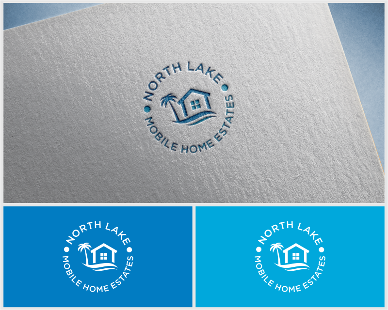 Logo Design entry 3018954 submitted by Billahi to the Logo Design for North Lake Mobile Home Estates run by Mt03723