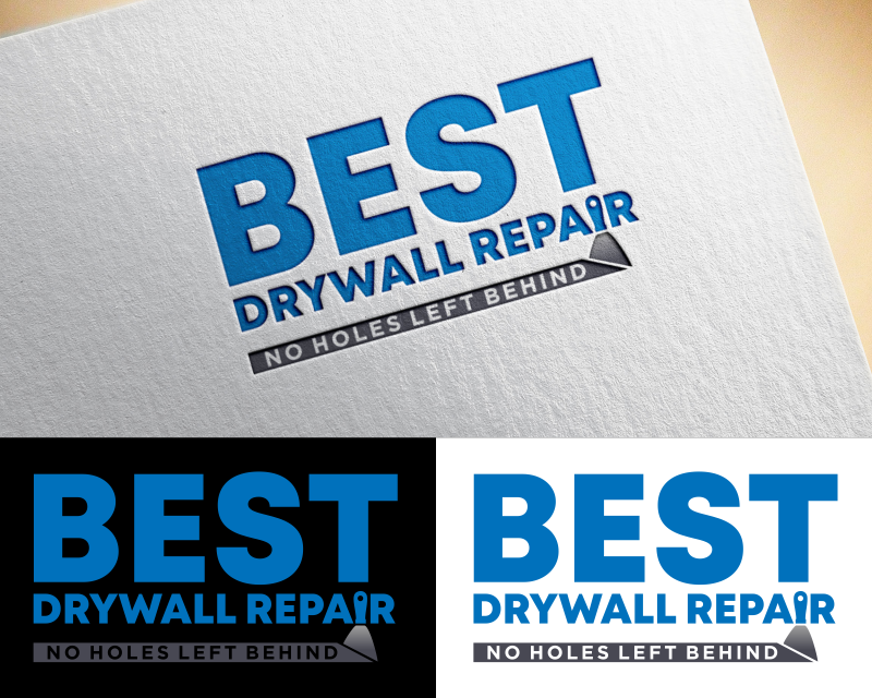 Logo Design entry 3021342 submitted by sella to the Logo Design for Best Drywall Repair, website is bestdrywallrepair.com run by rtooley