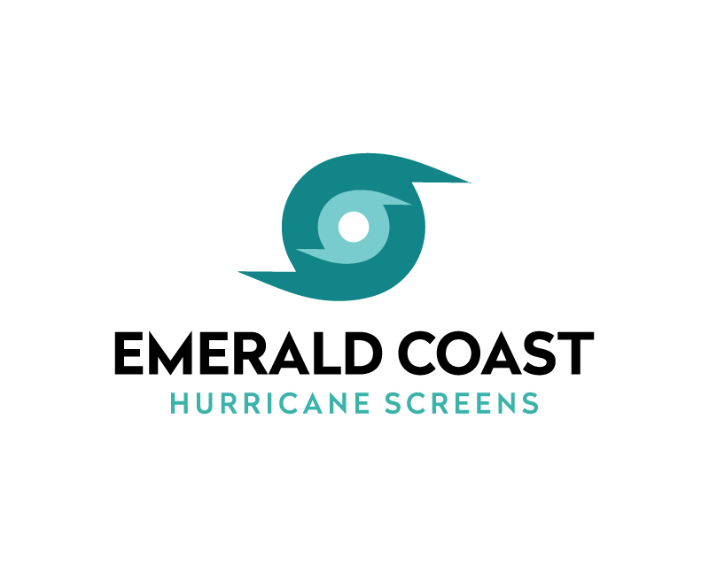 Logo Design entry 3028121 submitted by adja to the Logo Design for Emerald Coast Hurricane Screens run by mkurtz73