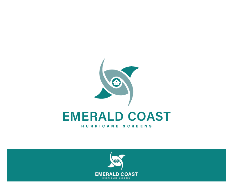 Logo Design entry 3028580 submitted by idesign4every1 to the Logo Design for Emerald Coast Hurricane Screens run by mkurtz73