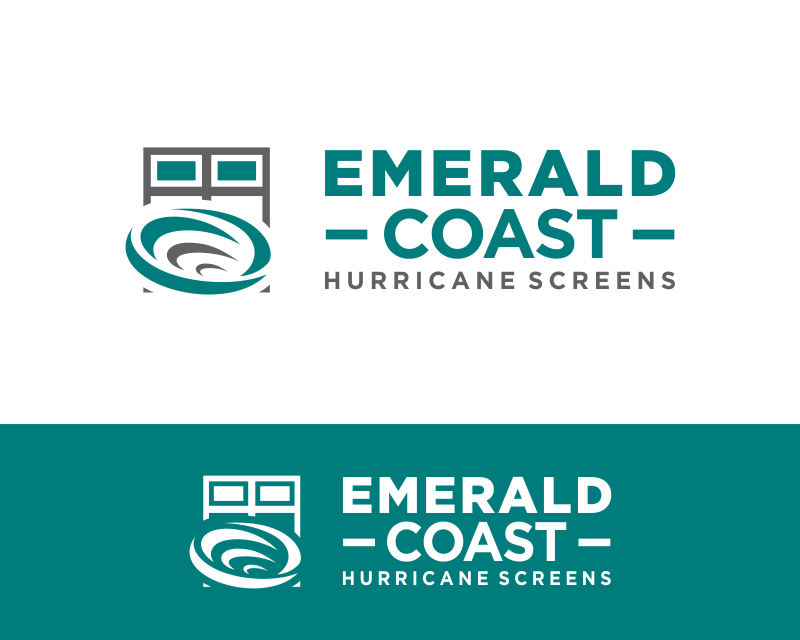 Logo Design entry 3028515 submitted by EJ JAMPE PAMAKE to the Logo Design for Emerald Coast Hurricane Screens run by mkurtz73