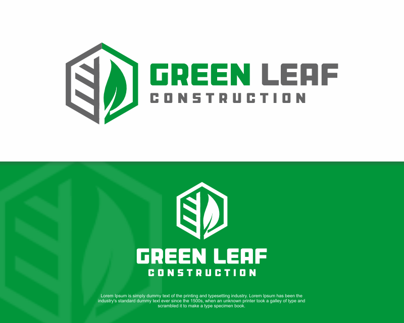 Logo Design entry 3034054 submitted by yesi art to the Logo Design for Green Leaf Construction run by GLCLiz