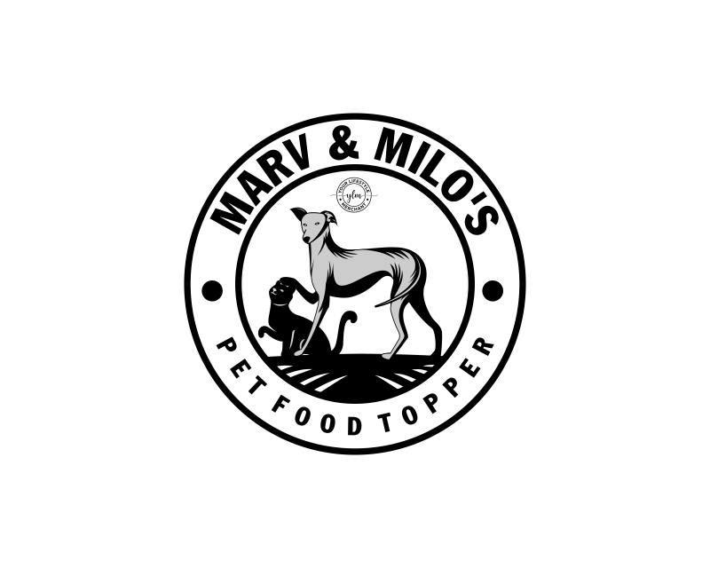 Logo Design entry 3032838 submitted by Erlando to the Logo Design for Marv & Milo's Pet Food Topper run by YourLifestyleM