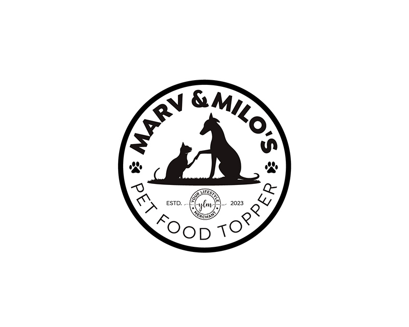 Logo Design entry 3033350 submitted by Creativo to the Logo Design for Marv & Milo's Pet Food Topper run by YourLifestyleM