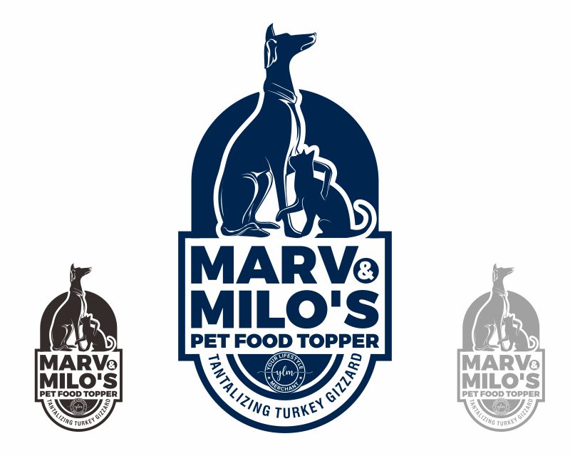 Logo Design entry 3034947 submitted by TERION to the Logo Design for Marv & Milo's Pet Food Topper run by YourLifestyleM