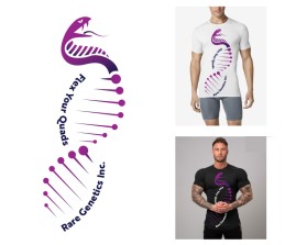 T-Shirt Design Entry 3159313 submitted by paulcantindesign to the contest for Rare Genetics Inc. run by Zx7trev