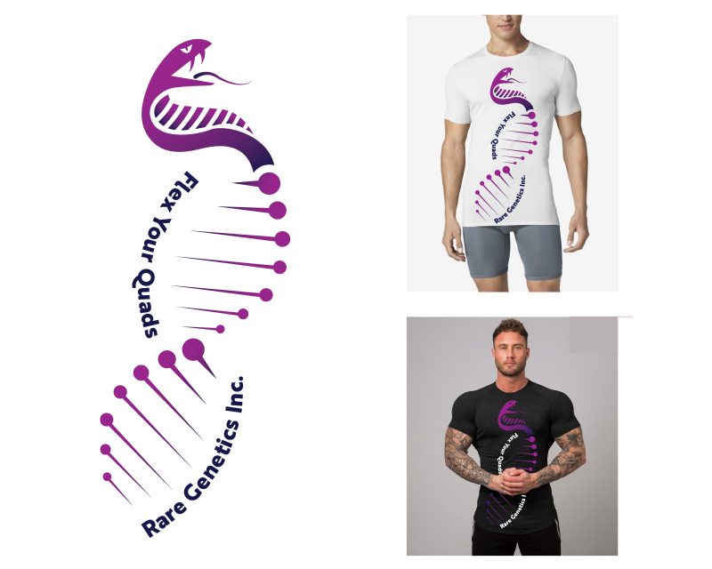T-Shirt Design entry 3040777 submitted by paulcantindesign to the T-Shirt Design for Rare Genetics Inc. run by Zx7trev
