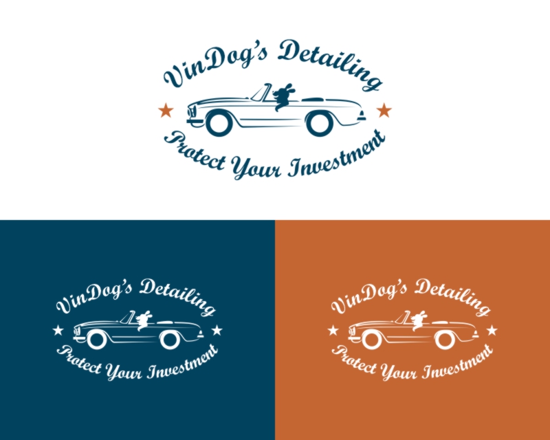 Logo Design entry 3041093 submitted by Nyok29 to the Logo Design for VinDog's Detailing run by vguido350