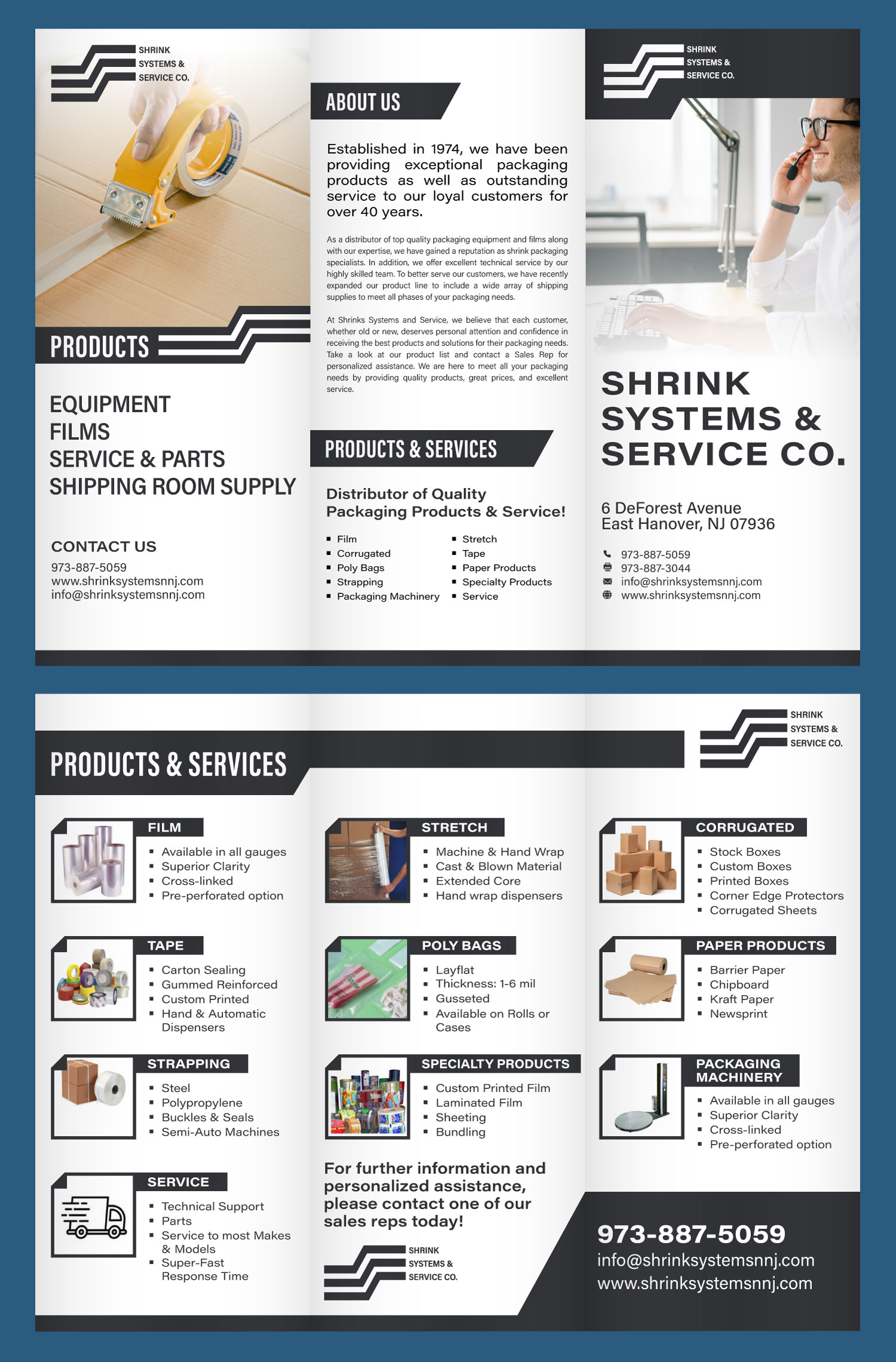 Brochure Design entry 3053633 submitted by picxola to the Brochure Design for Shrink Systems & Service Co. run by ldigiacomo