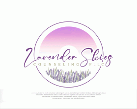 Logo Design entry 3060357 submitted by khaira to the Logo Design for Lavender Skies Counseling, PLLC run by jtarves