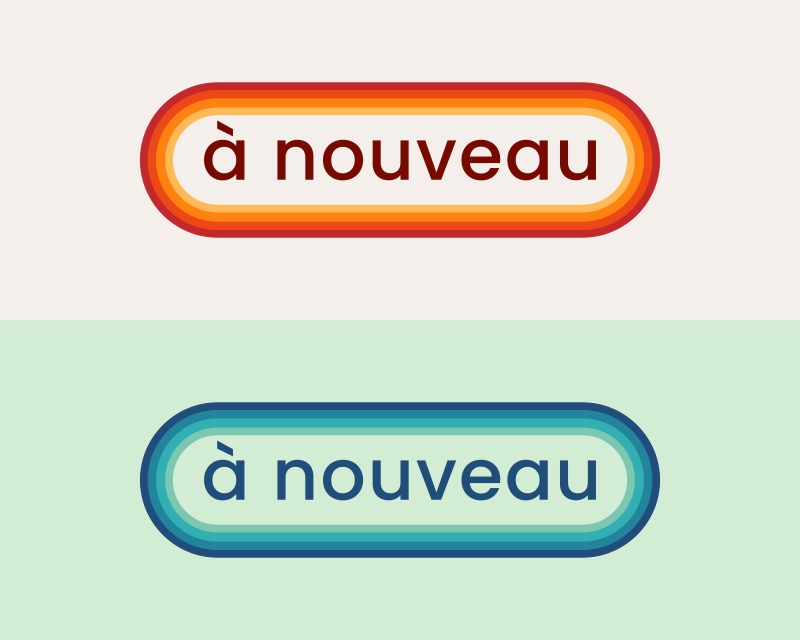 Logo Design entry 3065690 submitted by Armchtrm to the Logo Design for à nouveau run by frudy