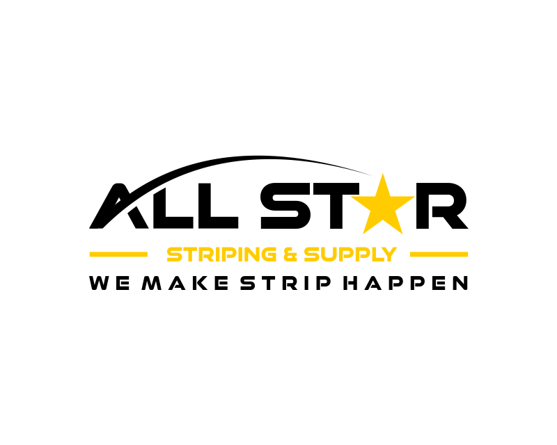 Logo Design entry 3060329 submitted by inka07 to the Logo Design for All Star Striping & Supply run by Boomertide15