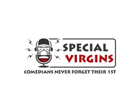 Logo Design Entry 3071330 submitted by nosukar to the contest for Special Virgins (Comedy Podcast - BRIEF UPDATED ON 8/15/23 AT 12:31 AM EST - ALL HAVE 3 STARS BECAUSE I DONT WANT EVERYONE LEANING TO THE SAME STYLE WHEN IM NOT SURE WHAT I WANT YET- THANKS) run by specialvirgins