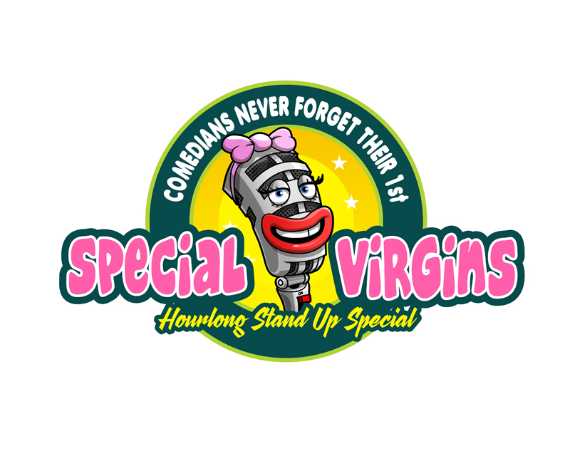Logo Design entry 3063648 submitted by AbrarAbdillah to the Logo Design for Special Virgins (Comedy Podcast - BRIEF UPDATED ON 8/15/23 AT 12:31 AM EST - ALL HAVE 3 STARS BECAUSE I DONT WANT EVERYONE LEANING TO THE SAME STYLE WHEN IM NOT SURE WHAT I WANT YET- THANKS) run by specialvirgins