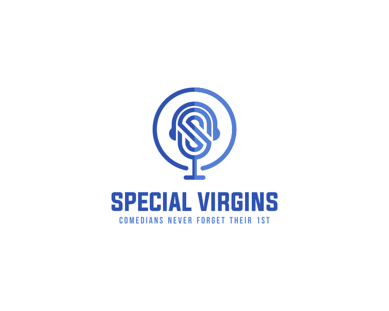 Logo Design entry 3063632 submitted by andsue to the Logo Design for Special Virgins (Comedy Podcast - BRIEF UPDATED ON 8/15/23 AT 12:31 AM EST - ALL HAVE 3 STARS BECAUSE I DONT WANT EVERYONE LEANING TO THE SAME STYLE WHEN IM NOT SURE WHAT I WANT YET- THANKS) run by specialvirgins