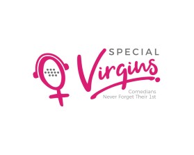 Logo Design Entry 3067871 submitted by PIO to the contest for Special Virgins (Comedy Podcast - BRIEF UPDATED ON 8/15/23 AT 12:31 AM EST - ALL HAVE 3 STARS BECAUSE I DONT WANT EVERYONE LEANING TO THE SAME STYLE WHEN IM NOT SURE WHAT I WANT YET- THANKS) run by specialvirgins