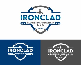 Logo Design Entry 3067940 submitted by beckydsgn to the contest for Ironclad Plumbing and Drain LLC run by jfpajestka01