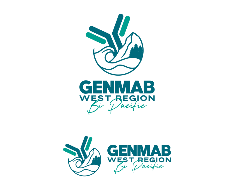 Logo Design entry 3075768 submitted by Digiti Minimi to the Logo Design for Genmab West Region run by kast