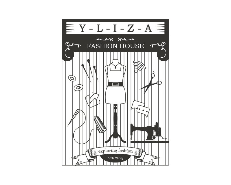 Logo Design entry 3084636 submitted by artchimides to the Logo Design for Y-L-I-Z-A FASHION HOUSE run by andrewsav