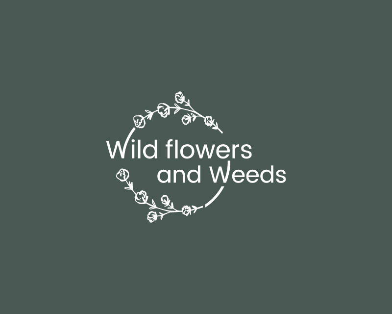 Logo Design entry 3081622 submitted by Graphico to the Logo Design for Wildflowers & Weeds / Wildflowers and Weeds run by thefallentrees