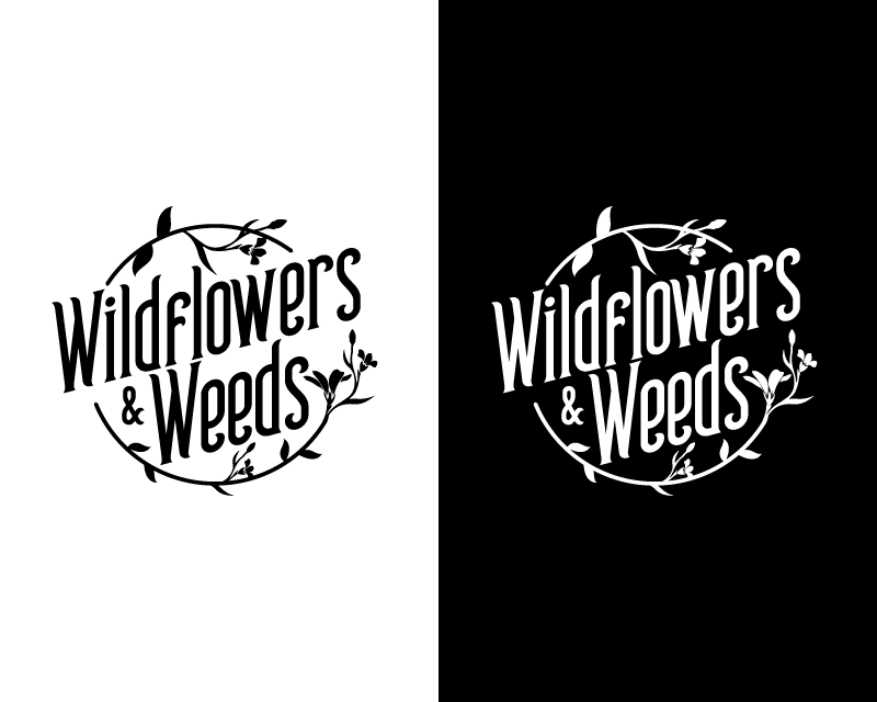 Logo Design entry 3080801 submitted by JFsaing to the Logo Design for Wildflowers & Weeds / Wildflowers and Weeds run by thefallentrees