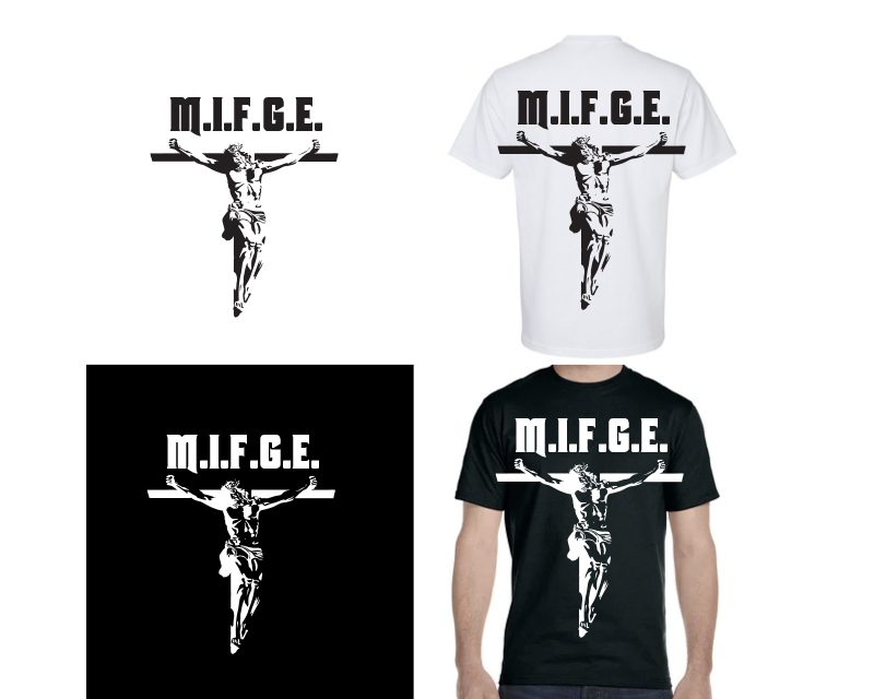 Graphic Design entry 3080914 submitted by paulcantindesign to the Graphic Design for Jesus on the Cross inspired tee shirt design  for Our Oath run by Eas804