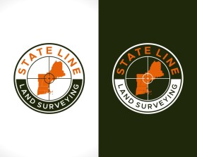 Logo Design Entry 3081954 submitted by beckydsgn to the contest for State Line Land Surveying run by mstaples