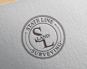Logo Design Entry 3081794 submitted by Nikho_Zholeh97 to the contest for State Line Land Surveying run by mstaples
