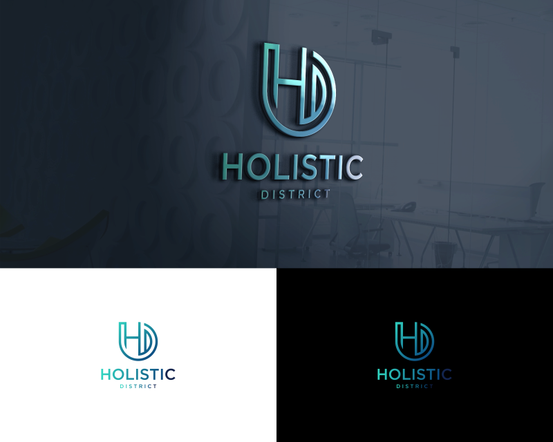 Logo Design entry 3088631 submitted by Superkin to the Logo Design for Holistic District run by elady