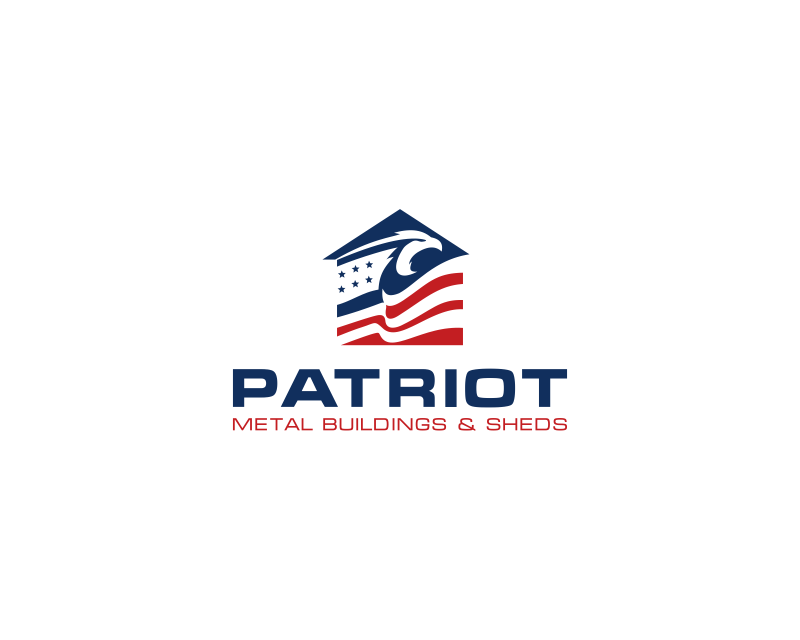 Logo Design entry 3097905 submitted by andsue to the Logo Design for Patriot Metal Buildings and Sheds run by PatriotPark