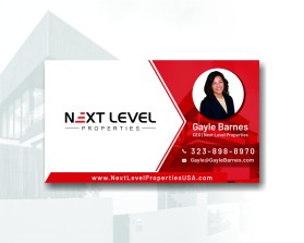 Business Card & Stationery Design Entry 3218160 submitted by Armchtrm to the contest for Next Level Properties run by gayle02