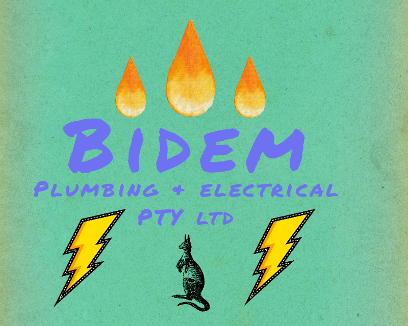 Logo Design entry 3098780 submitted by RainyDayWriter to the Logo Design for BIDEM PLUMBING AND ELECTRICAL PTY LTD run by alzb313