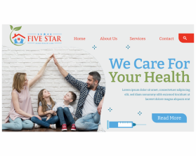 Web Design entry 3100992 submitted by SplashBucket to the Web Design for need the design for home health care run by Nikki8767