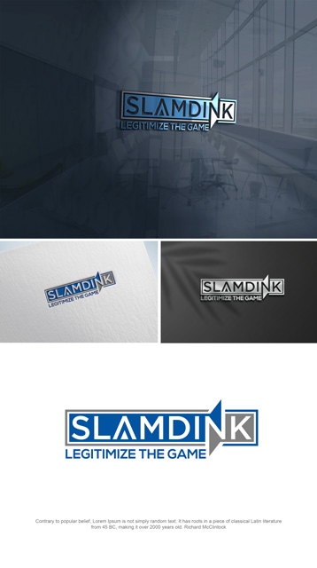 Logo Design entry 3104963 submitted by Dark94 to the Logo Design for SLAMDINK run by Geoffslamdink