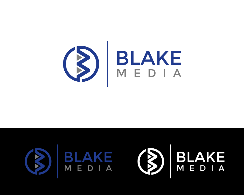 Logo Design entry 3119885 submitted by BOYLANG to the Logo Design for Blake Media run by brickerson1