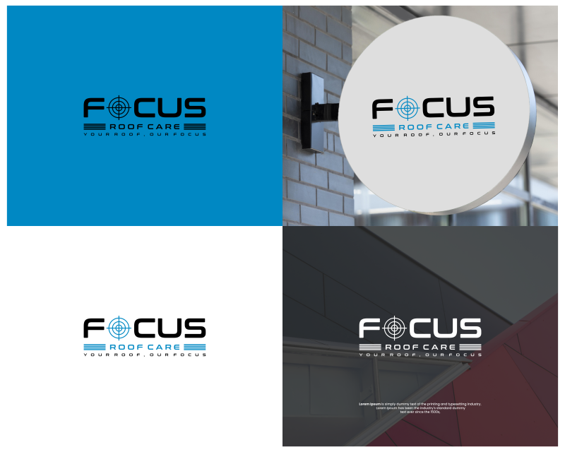 Logo Design entry 3116932 submitted by jonjon to the Logo Design for Focus Roof Care run by rtooley
