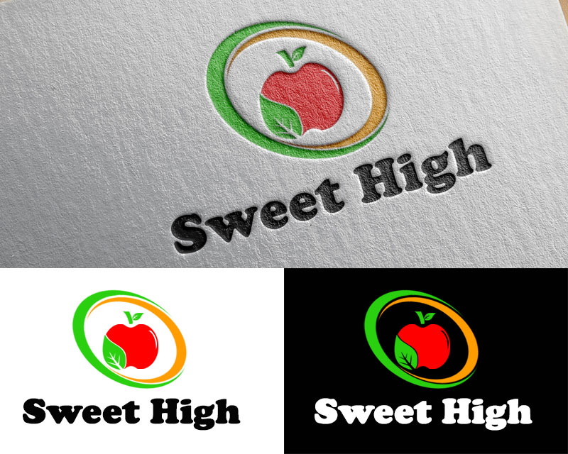 Logo Design entry 3117087 submitted by Farnaz to the Logo Design for SWEET HIGH run by micksinbox