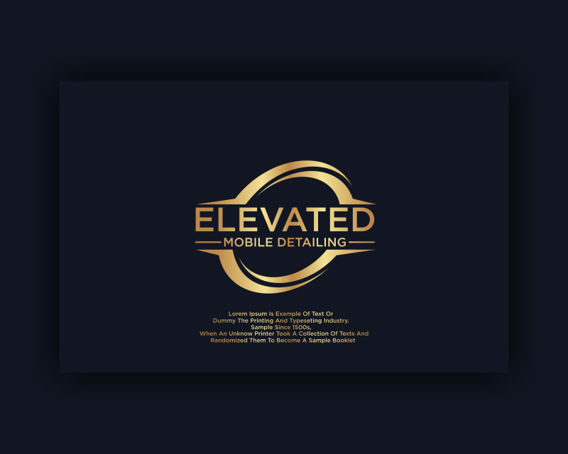 Logo Design entry 3118875 submitted by cong to the Logo Design for Elevated Mobile Detailing run by FenceDude