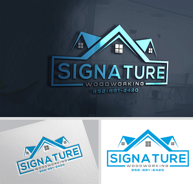 Logo Design entry 3140129 submitted by DesignEaglr to the Logo Design for Signature Woodworking run by jhottinger
