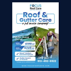 Brochure Design Entry 3237246 submitted by ongki_design to the contest for FocusRoofCare.com run by rtooley