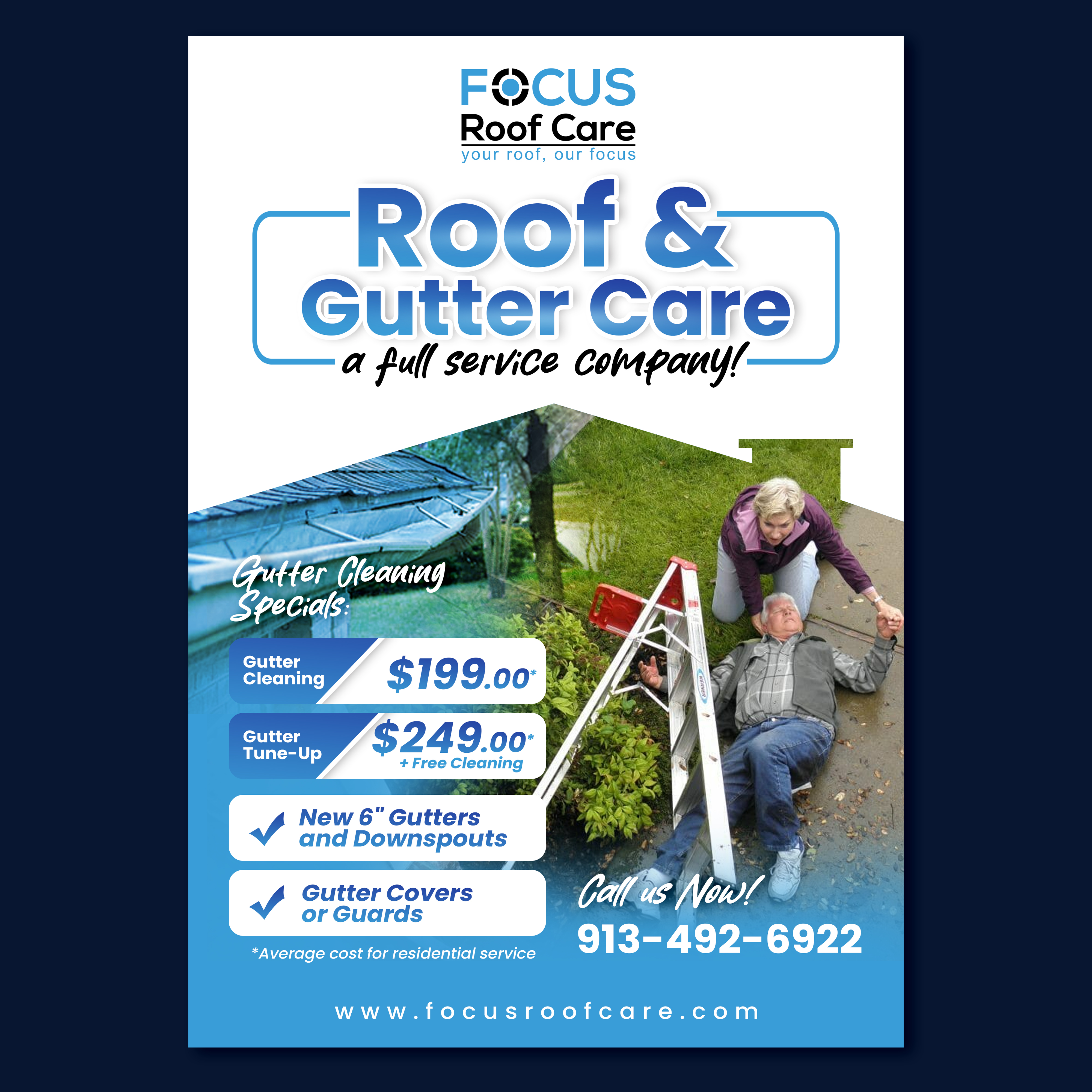 Brochure Design entry 3120735 submitted by ongki_design to the Brochure Design for FocusRoofCare.com run by rtooley